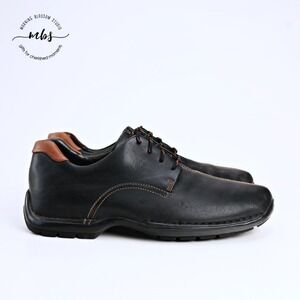 Cole Haan Zeno Lace II Contrast Stitch Split Toe Oxford Black Men 10
